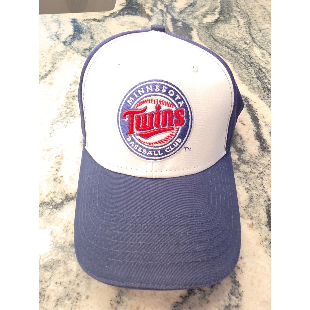 Minnesota Twins Pioneer Seed Hat Corporate Crossover Snapback Cap MLB NWT Blue